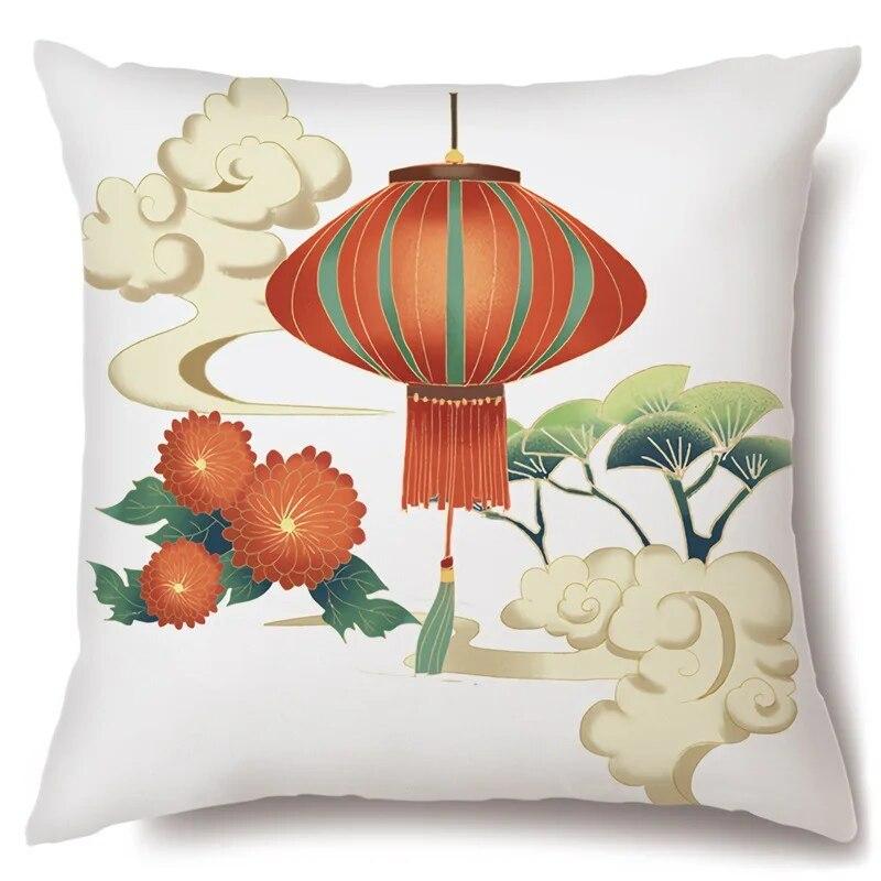 

Наволочка Журавль Сафлор Пекинская Опера Диван Эстетика Домашней Комнаты 40x40cm