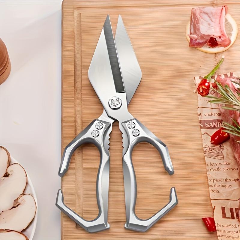 1pc Triangular Blade Kitchen Scissors, New Design for 2025, Powerful for Cutting Chicken And Bones, Sharp Scissors Suitable