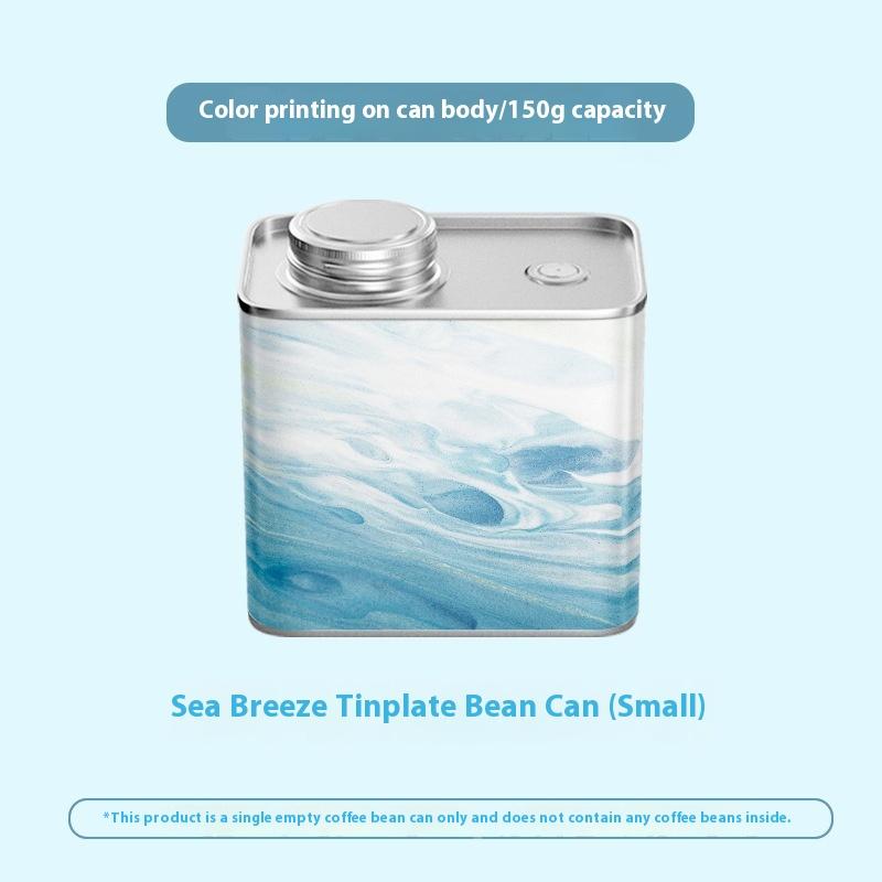 

Sealed Pill Box Portable Empty Tins Coffee Bean Sealed Tin Can For Outdoor Camping Fresh Breathing Tin Box Packaging Storage