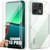 Case and 2 Tempered Glasses for Xiaomi 13 Pro - Reinforced Shockproof Silicone Protection