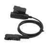 Adaptador U94 com 6 pinos e clipe de crocodilo, cabo conector para fone de ouvido U94 para XPR 3300 3500 P6600 6620