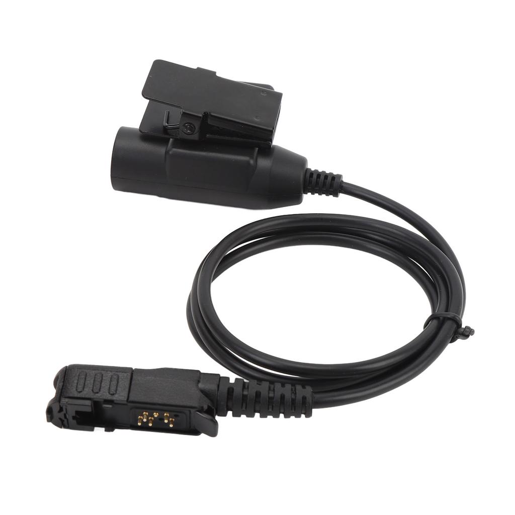 Adaptador U94 com 6 pinos e clipe de crocodilo, cabo conector para fone de ouvido U94 para XPR 3300 3500 P6600 6620