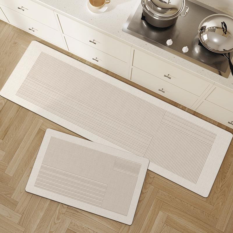 Tappetino da Pavimento Antiscivolo Moderno Minimalista ad Asciugatura Rapida in Fango Diatomaceo per Cucina e Ingresso