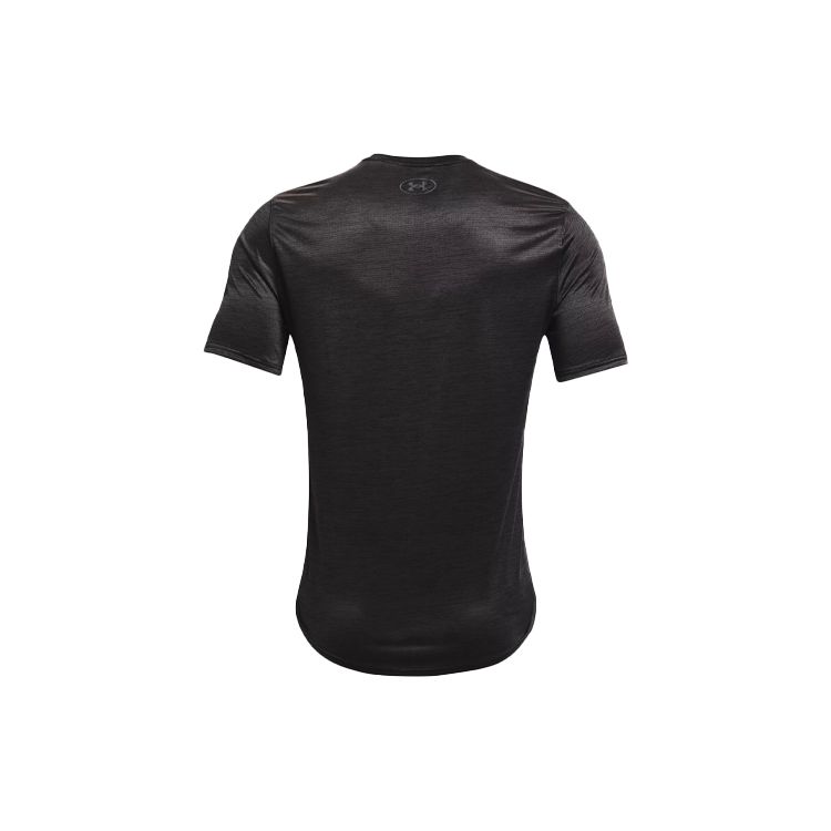 Under Armour Casual Training Sports Round Neck Breathable T-Shirt Men Tops Black 1365216-001