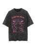 Hot Naruto Shippuden Itachi Uchiha Graphic Print T-shirt Men Women Vintage Washed Cotton Summer New Tee Streetwear Y2K Fashion Casual Oversized Top