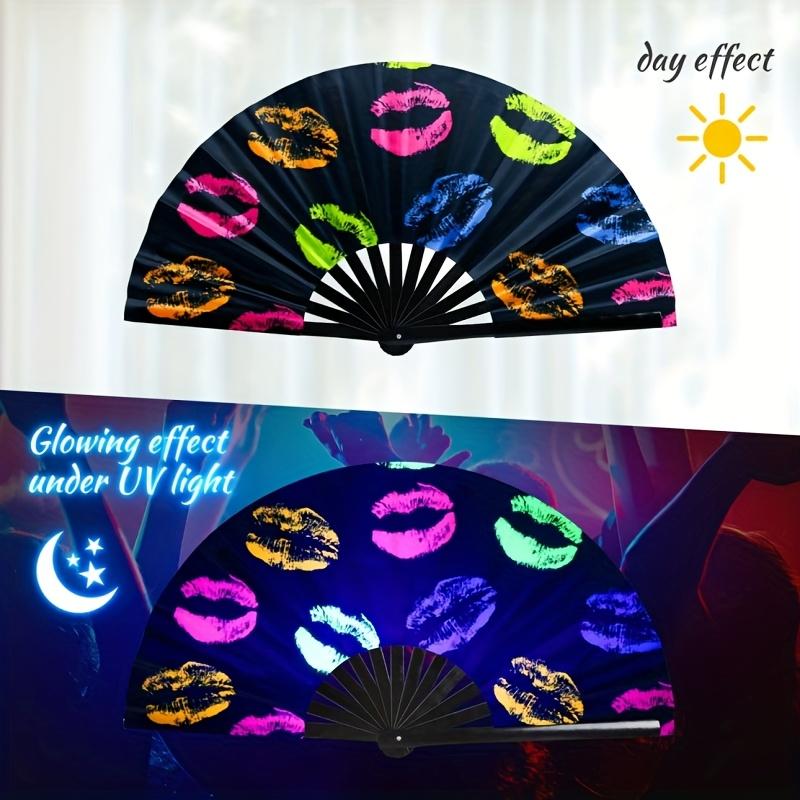 1pc Folding Fan, Large Folding Fan,Kung Fu Fan,Festival Smashing Fan,Folding Hand Fan,Suitable for Male and Female Performance Dance Party Accessories