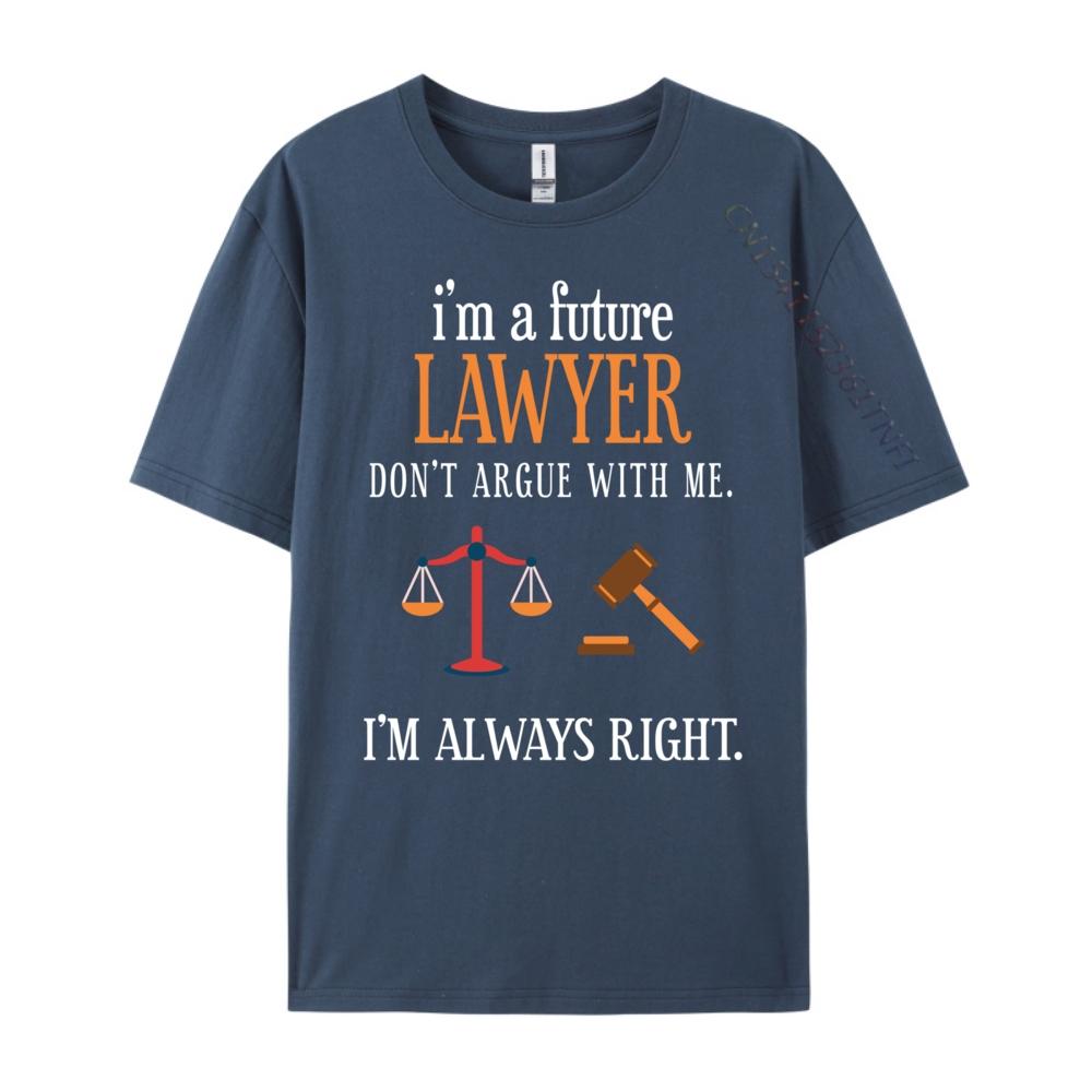 Funny Lawyer Future Law School Student Attorney Esq Vintage T Shirt Men Camisas De Hombre