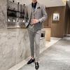 Firstview Men's Business Casual 3-Piece Suit Set