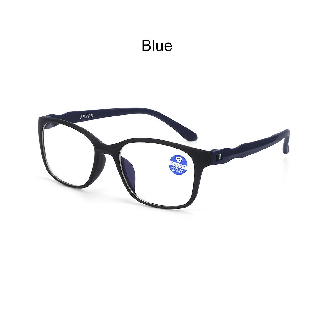 UV400 Anti Blue-ray Glasses Reading Glasses Flexible Ultralight TR90 Computer Goggles Radiation Protection Anti-fatigue Eyewear