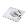Punch-Free Transparent Adhesive Hook for Kitchen Wall Mounting