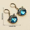 1 Pair Creative Fashion Dragonfly Pendant Earrings Birthday Party Gift Valentine'S Day Anniversary Commemoration Ideal Jewelry