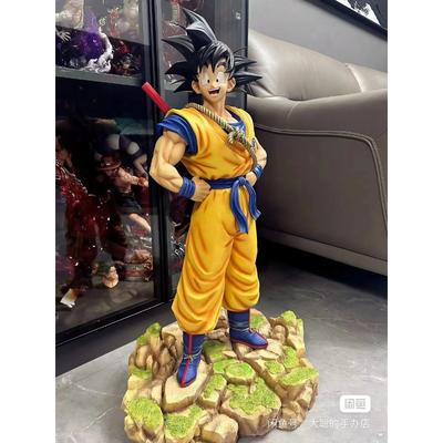 Dragon Ball Z Goku Dream Somersault Cloud Super Saiyan Standing Collection Figures Statue Anime Peripheral Model Ornaments Toy