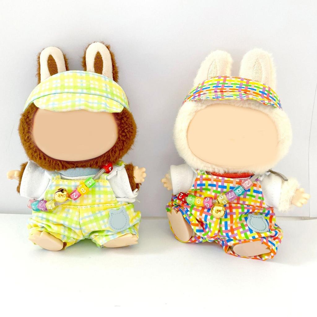 Colorful Set 17cm Creative Outfit Three-piece Set Doll Accessories (doll Not Included)