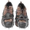 A Pair 19 Teeth Outdoor Climbing Ice Crampons Stainless Steel Welding Anti-Slip Shoe Snow Grips Spikes Cleats(XL 19 Teeth)