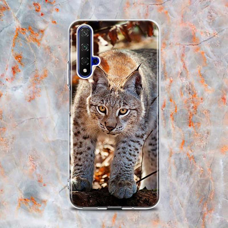 Cute Canada Lynx Silicone Cover For Honor 20 20S 20E 8 8A Prime 8X MAX 8C 8S 7A 7C 7S Pro Phone Case