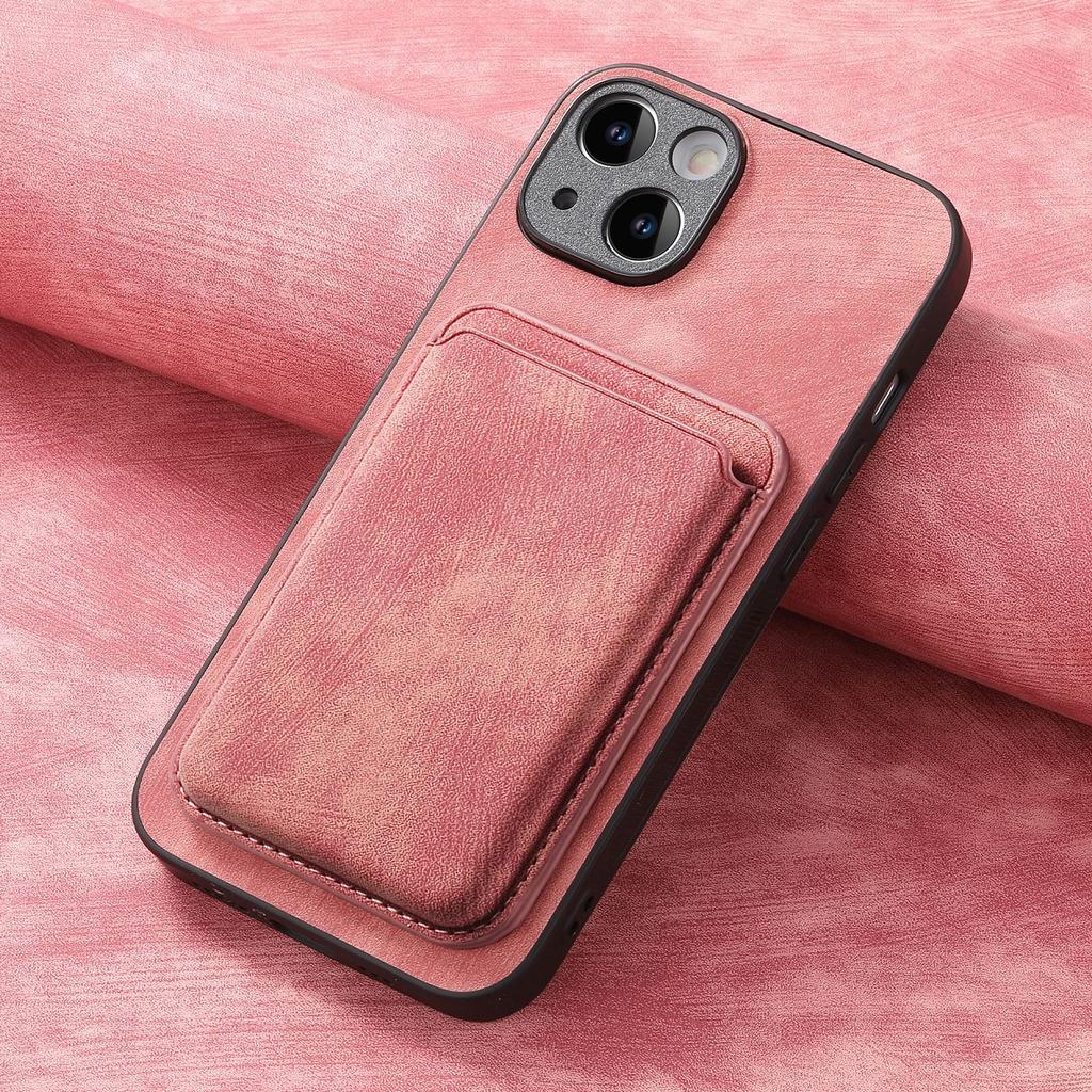 PU Leather for Magsafe Case for iPhone 17 Air 16 15 Pro Max 16e 14 Plus 13 12 11 Pro Magnetic Back Cover with Card Holder XLD12