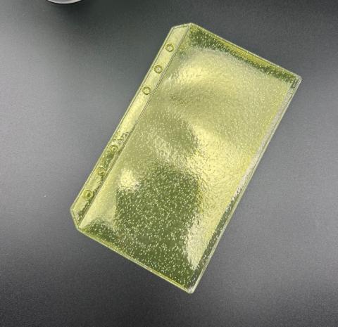 A6 Bunte Flache Glitzer-Ordnerhüllen Ordner Reißverschluss-Mappen Für 6-Ring-Notizbuchordner Wasserdichte PVC Blatt Dokumentenablage Tasche