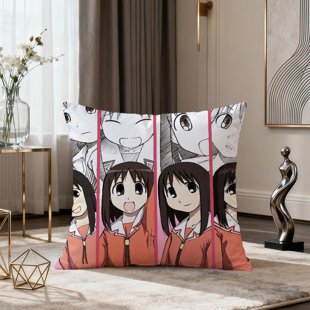 Anime Japan AAzumanga Daioh Osaka AAyumu soft Comfort Pillowcase for Sofa nap Living Room party Home pet Decor Pillowcover
