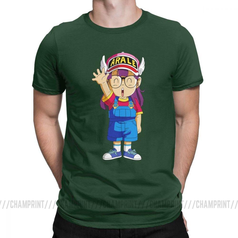 Dr Slump Men T Shirt Arale Funny 100 Cotton Short Sleeve Tees O Neck T Shirt