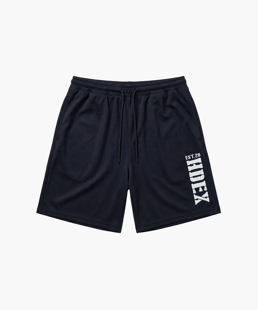 HDEX Classic Pintuck Mesh Shorts (Navy)