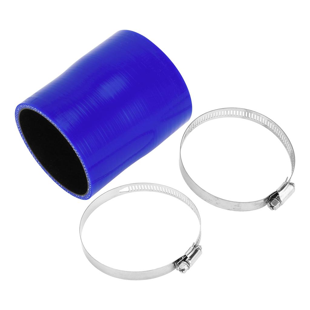 X AUTOHAUX Silicone Hose, Silicone Tube, 4 Layer Reinforced Intake Pipe, Rageter Hose, Blue