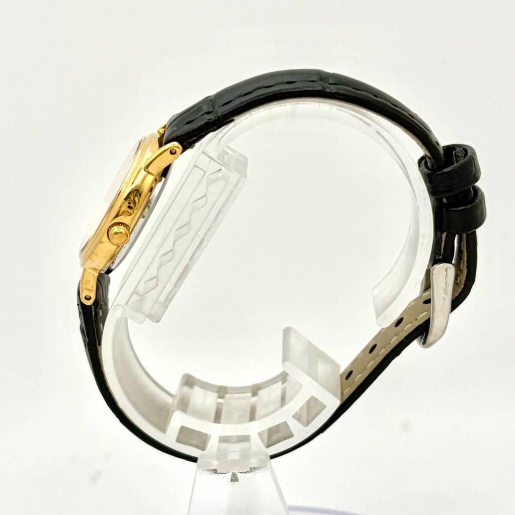 SEIKO Watch Gold 812682 New Strap [Excellent Condition/ New Battery] Ladies' 1N01-0BA0