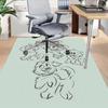 1PC cartoon characters Non-Slip Floor Carpet Compatible for Office&Living Room&Bedroom&Dining room - Flat-Weave Machine-W264