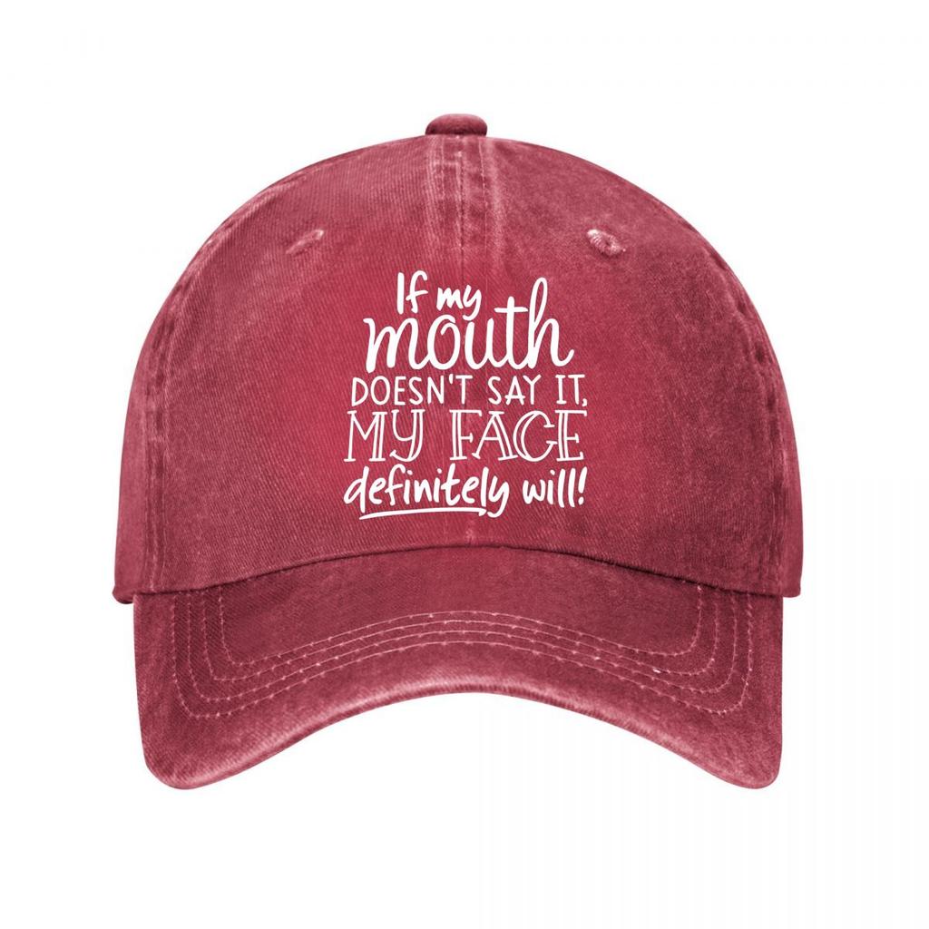 Baseball Cap Funny Quote Casual Daily  New Vintage Washed Cotton Baseball Cap Parent Kids Sun Hats
