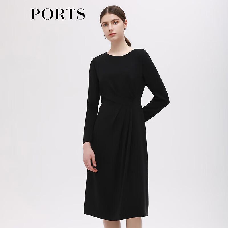 

PORTS Женское платье А-силуэта с талией из триацетата 2