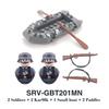 DIY WK2 Infanterie Sanitäter Soldat Motorrad Sowjetische US-Armee Militär Waffe Waffen Baustein Ziegel Kinder Kind Geschenke Spielzeug