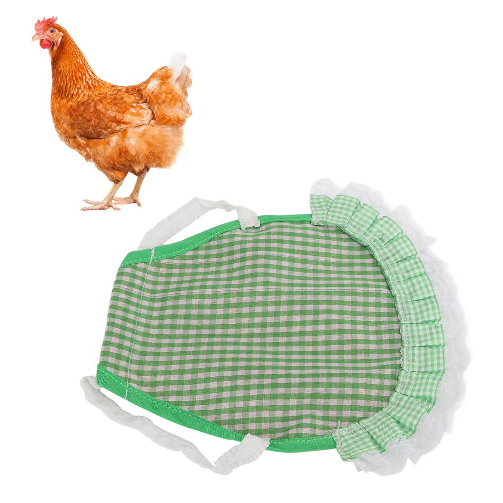 Dvojitá zástěra pro slepice Opakovaně použitelná zástěra pro slepice Drůbež nebo s elastickými popruhy pro malé, střední a velké slepice