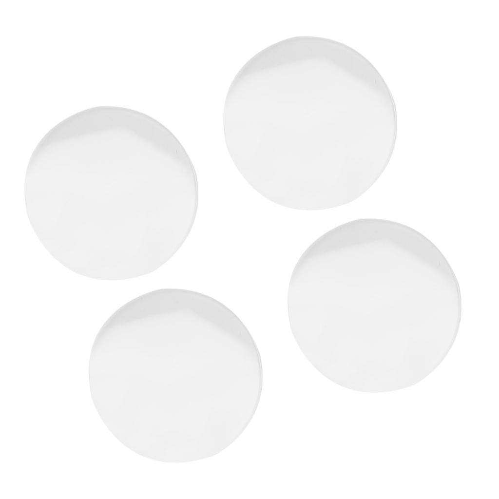 4ks Ploché hodinkové sklíčko 28mm29.5mm Dvojito vypuklé Okrúhle Priehľadný Hodinkový doplnok 1.2mm