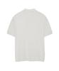 IRONYPORNO WHITELINE 86-Iro354 Multi-Stripe Snap Collar Short Sleeve Knit White
