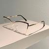 Lightweight Anti-blue Light Glasses Retro Large Frame Eyewear Square Frame Myopia Glasses  Unisex