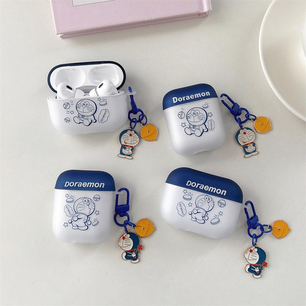 Doraemon For Airpods Pro 3 Case,3D Anime Earphone TPU Protective Earphone Cover For Airpods 4/Airpods Pro 2 Case With