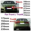 hot Black/Silver 4 Ring ABS Car Hood Front Bonnet Grill Rear Trunk Emblem Logo Badge Sticker For A3 A4 A5 A6 A7 Q2 Q3 Q5 Q8 TT