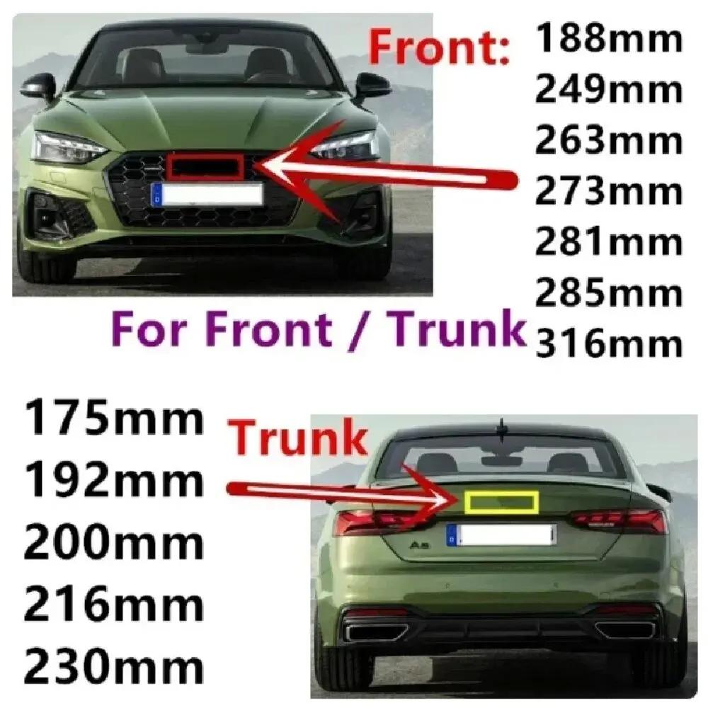 hot Black/Silver 4 Ring ABS Car Hood Front Bonnet Grill Rear Trunk Emblem Logo Badge Sticker For A3 A4 A5 A6 A7 Q2 Q3 Q5 Q8 TT