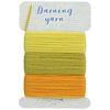 Clover Darning Thread Yellow Series Approximately 16m Each Roll CL57-216