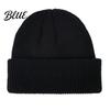 Fashionable Versatile Beanies Cap Windproof Hat Warm Winter Knitted for Kids Solid Color No Scratch