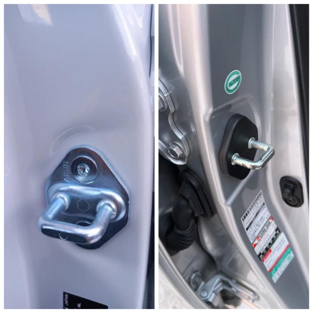 4 Stück Türschloss Dekorationsschutzhülle für Toyota Corolla Camry Avensis RAV4 Yaris Auris Autostyling Zubehör