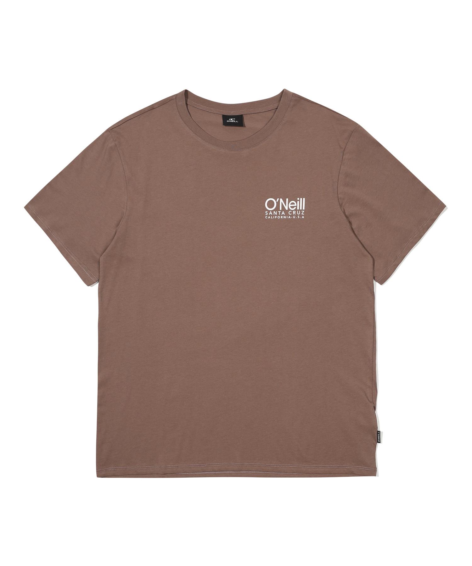O Neill Unisex Originals Cali Logo Short Sleeve T-Shirt Outroi160-506 Light Brown/00S
