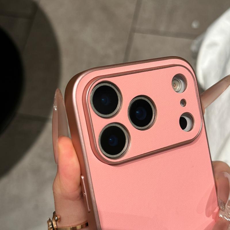 Luxury Matte Cortex Plain Phone Case For For Iphone 11 12 13 14 15 16 17 Pro Max Plus Air Shockproof Bumper Back Cases Cover