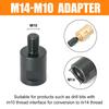2Pcs M10 Female to M14 Male Angle Grinder Converter Adapter M14 Female to M10 Male Thread Adapter / Thread Converter