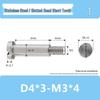Single-Slot Stainless Steel M3*D4D5 Shoulder Head Bolt with Smooth Shank and Partial Thread