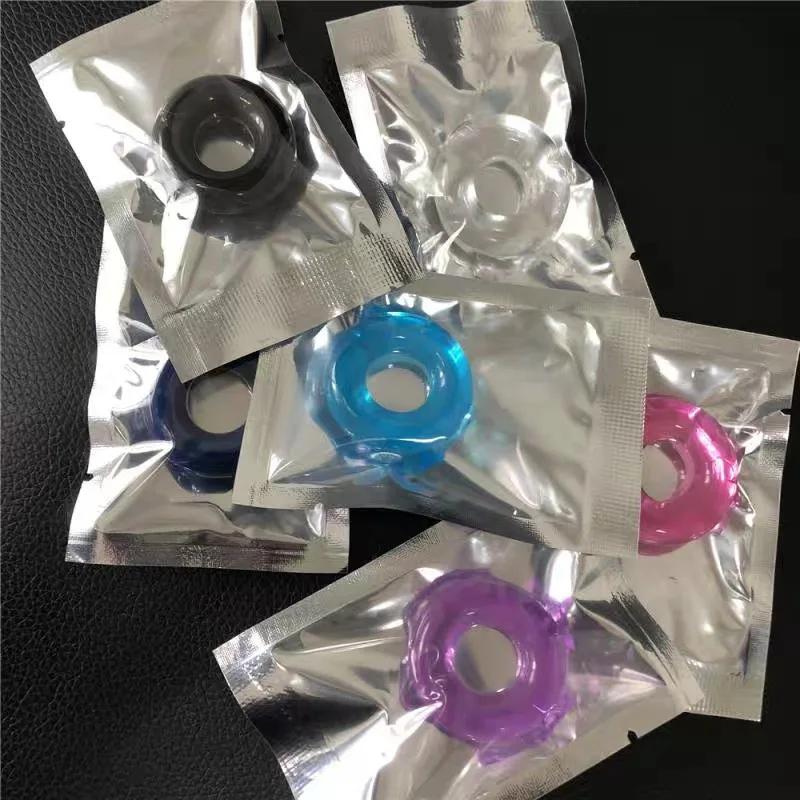 5/10Pcs Silicone Durable Penis Ring Adult Men Ejaculation Delay Cock Rubber Rings Penis Enlargement Sex Toys For Male Sex Ring