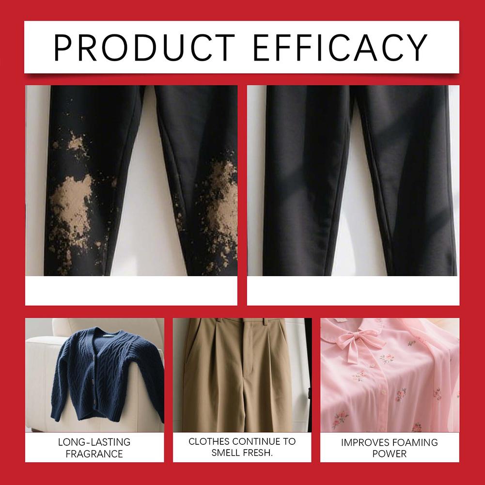 1PCS Fabric Stain Remover 100ml Powerful Cleaner Stubborn Spot Treatment Laundry Detergent Gentle Formula Clothes Care Spray