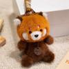 Keychain Plush Cute Pendant With Capybara Penguin Raccoon Panda Design Shaped