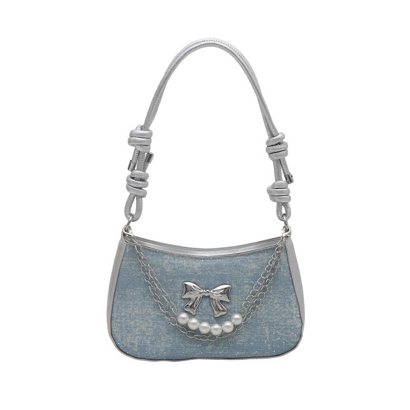 Premium French bag women's bag fashion butterfly shoulder handbag niche design hand carry armpit bag