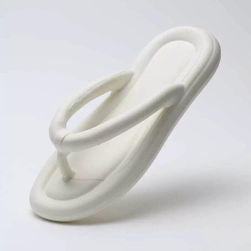 

2024 Нескользящие женские летние пляжные шлепанцы-сандалии 36-37 белый