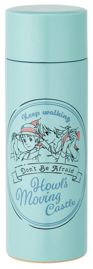 Skater Stainless Steel Mug Bottle, 350ml, HotCold Insulated, Vacuum Insulated, Studio Ghibli "Howl's Moving Castle" Design, SMBC4B-A